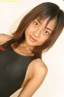 Competitive swimsuit Moriman Nice! Slender Mai-chan black competitive swimsuit cutout! compilation