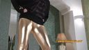 JPS Clothed Crotch Shining Golden Gold Spats Morriman Cameltoe! [Full HD]