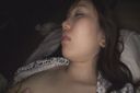 【Personal shooting】Facial cumshot on a sleeping girl! Plenty of bukkake!