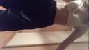 【Selfie camera de posted video】A young office lady takes off while dancing, and at the end, it is only panties.