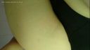 【Selfie camera de posted video】Shot from directly below of a fair-skinned sister dancing in a leotard