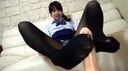 【Pantyhose Footjob】Honor Student Girl Plays ♪With Polite Dirty Talk FULL HD 1920×1080