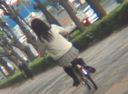 【Panties】I want to become a girl ● student bicycle and check today's pants.　3