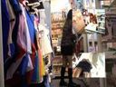 【Panchira】Plain clothes J● Girl with black hair with bangs, comes to the Ikenai store [Hidden camera] [TJS001-2+3]