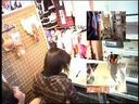 【Panchira】Plain clothes J● Girl with black hair with bangs, comes to the Ikenai store [Hidden camera] [TJS001-2+3]