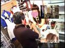【Panchira】Plain clothes J● Girl with black hair with bangs, comes to the Ikenai store [Hidden camera] [TJS001-2+3]
