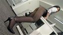 Megumi Shino's Office Lady's Pantyhose Show Masturbation