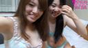 【Face Original】Two Really Kawa Amateur Good Friends Selfie Masturbation