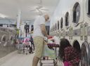 Catch a Latino beauty who looks for other people's clothes at the laundromat and have gonzo sex as it is