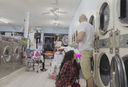 Catch a Latino beauty who looks for other people's clothes at the laundromat and have gonzo sex as it is