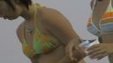 【Outdoor / Exposure】Voyeurism of amateur gal in swimsuit on the beach ● Shooting (6)