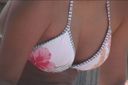 Observation of the breasts of the bare / individual "HD video" breast chiller ★ bikini swimsuit gals with a close-up shot