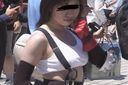 [ Individual shooting] [HD] Super erotic cosplayer♡ breasts are only w cleavage brachira nipples chubby www