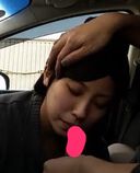 看護師セフレ☆車内フェラを念願のスマホ撮影[無]