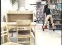 Genuine perverted JD who masturbates naked in the university library ~ (3)