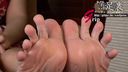 Full-time housewife, Misuzu is narrow and has long fingers 23.5cm sole toe close-up masturbation
