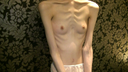 奇跡のピンク乳首のガリガリモデル　初めての撮影　身体測定編　j-65-1-1