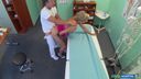 Fake Hospital - Slim blonde gets creampied after fucking in the toilet and the doctors office