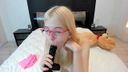 Fair-skinned beauty big! Riegirl □ glasses with a cute moaning voice! (12)