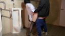 A married woman is treated as a by multiple men in a public toilet and is many times and vaginal shot