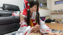 [Man's daughter ♂], video Reimu cosplay Dream seal in the ○ of the offering customer!