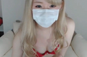 B304 Too cute blonde twin-tailed loli gal girl delivers sexy chat ♬ in underwear