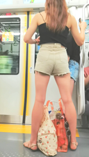 【Gal】Sexy black gal I saw on the train