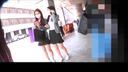 在台灣顛倒拍攝！ 一對上班族女士在上班路上的裙子裡的倒置照片！