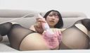 A very cute beautiful girl similar to Nozomi Honda opens her legs in an M shape and shows off her masturbation