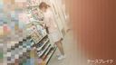 【撮影バレの危機】休憩時間にコンビニでお買い物をしている美尻の看護師さんでした。
