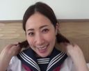 [無修正]　制服着てる子に濃厚フェラ！