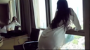 【Uncensored】Private video of a Chinese couple leaked. You can see the love affair in a room of a high-rise hotel. After showing off your sex at the window, move to the bed and blame him, leading him to a breathtaking climax over and over again! （2/3）