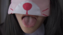 [Uncensored] A cute girl wearing a Doraemon mask shows off her tongue technique with a finger and holds a dick. When it gets gingin, put on fresh cream, lick it up with your tongue, and repeat over and over again. At the end, mess with sperm and fresh cream