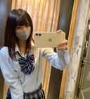 [First shot] 18-year-old active female ◯ student, super slender beautiful girl Rika-chan!