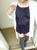 【Cross-dressing girl】Cross-dresser is alone H in development park