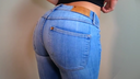 Very thick! Denim & T-back butt