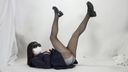 Sailor suit and black sheer pantyhose