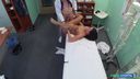 Fake Hospital - Hot black haired mom cheats on hubby with doctor