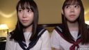 ♥ New Shooting ♥ [] Prefectural Active Student (1) Good friend duo Aoi & Mayu and vaginal shot in threesome