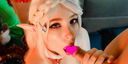[Uncensored] 【Cosplay】Elf beautiful Santa offers sexual service as a gift! !! Sperm looks delicious in your mouth!
