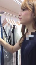 美女アパレル店員 純白パンチラ撮影