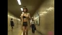 【Exposure】Style outstanding see-through bodycon sister 2 walking in parks and stations