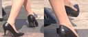 ■ Full HD ■ OL pantyhose beautiful legs observation in the city! Take your time with the receptionist's legs