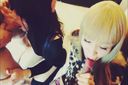 The first "cross-dressing" collaboration project!　Popular AV Actress ♂ Lee Miyada × Man's Daughter Yuki Yuri Lesbian + Dai ○ Komatsuri ♥ Part 2 2/2