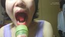 【Rare】Pregnant woman's "lips, mouth, tongue, teeth" & spit video