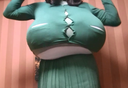 Genki Green Girl is Michelle with super huge breasts S cup wearing fetish!