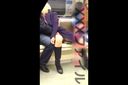 Night job blonde Yankee girl makes the father proudly finger on the train