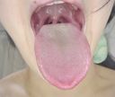 【Spit Bello Fetish】Tongue Bello Observation with Haruna Ayane's Erotic Long Tongue and Large Amount of Saliva -Trial and Error-　