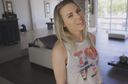 Erotic cute 18 year old Caucasian blonde beauty and secretly gonzo sex at home with parents