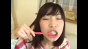 Woman brushing her teeth with semen Vol.5